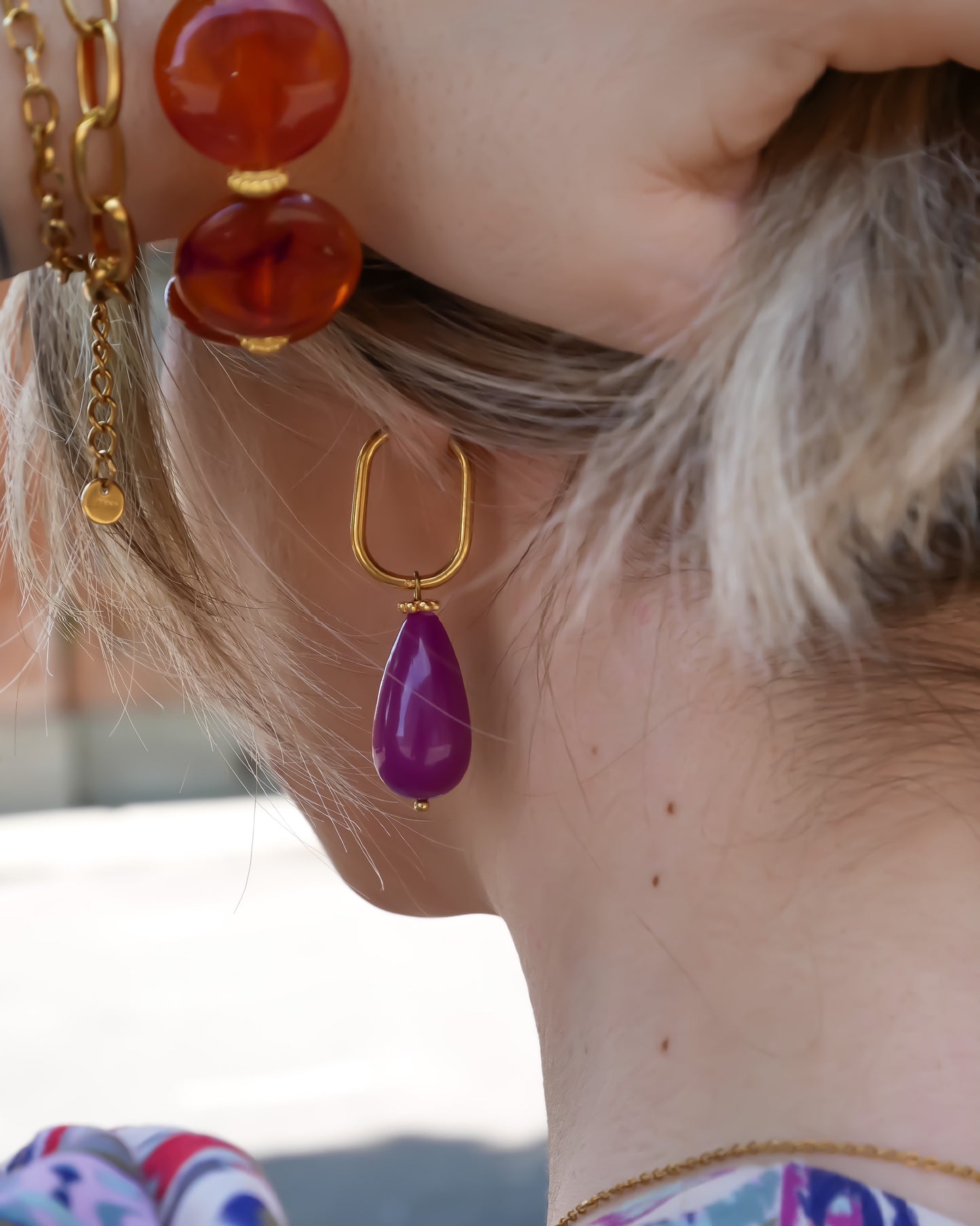 Boucles d'oreilles JEANNE - 8 coloris