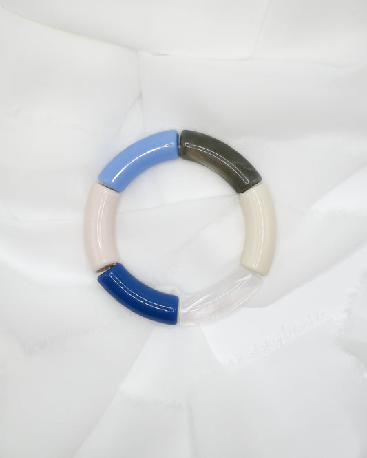 Bracelet PABLO - bleu/gris/écru