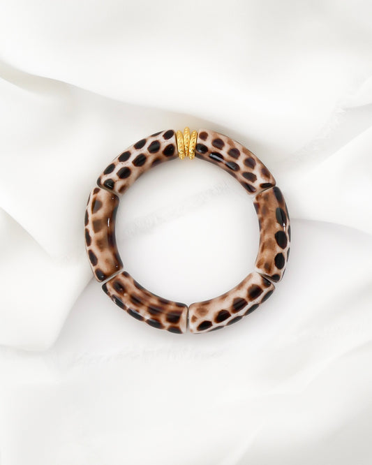 Bracelet PABLO #4 - imprimé léopard