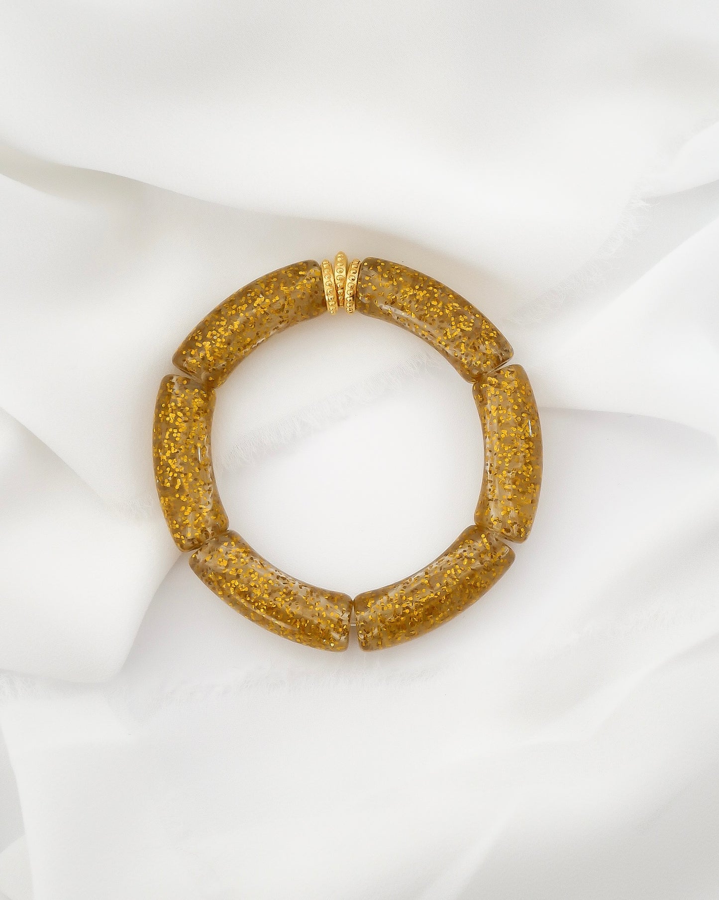 Bracelet PABLO #4 - pailleté doré