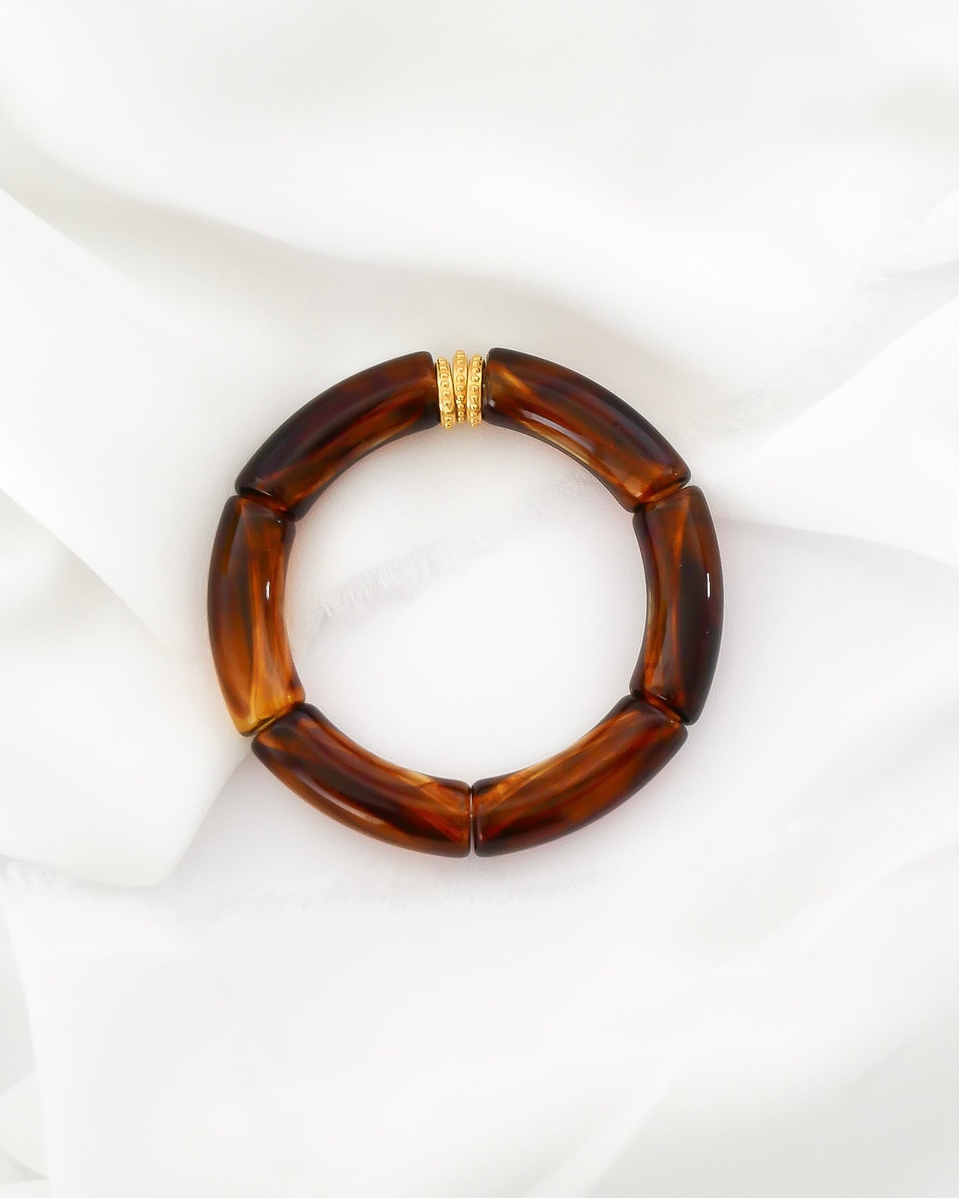 Bracelet PABLO #4 - marron marbré