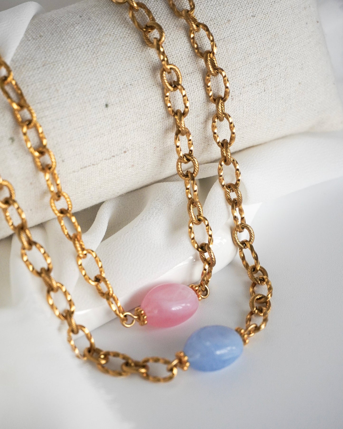 Collier MARTA - bleu clair