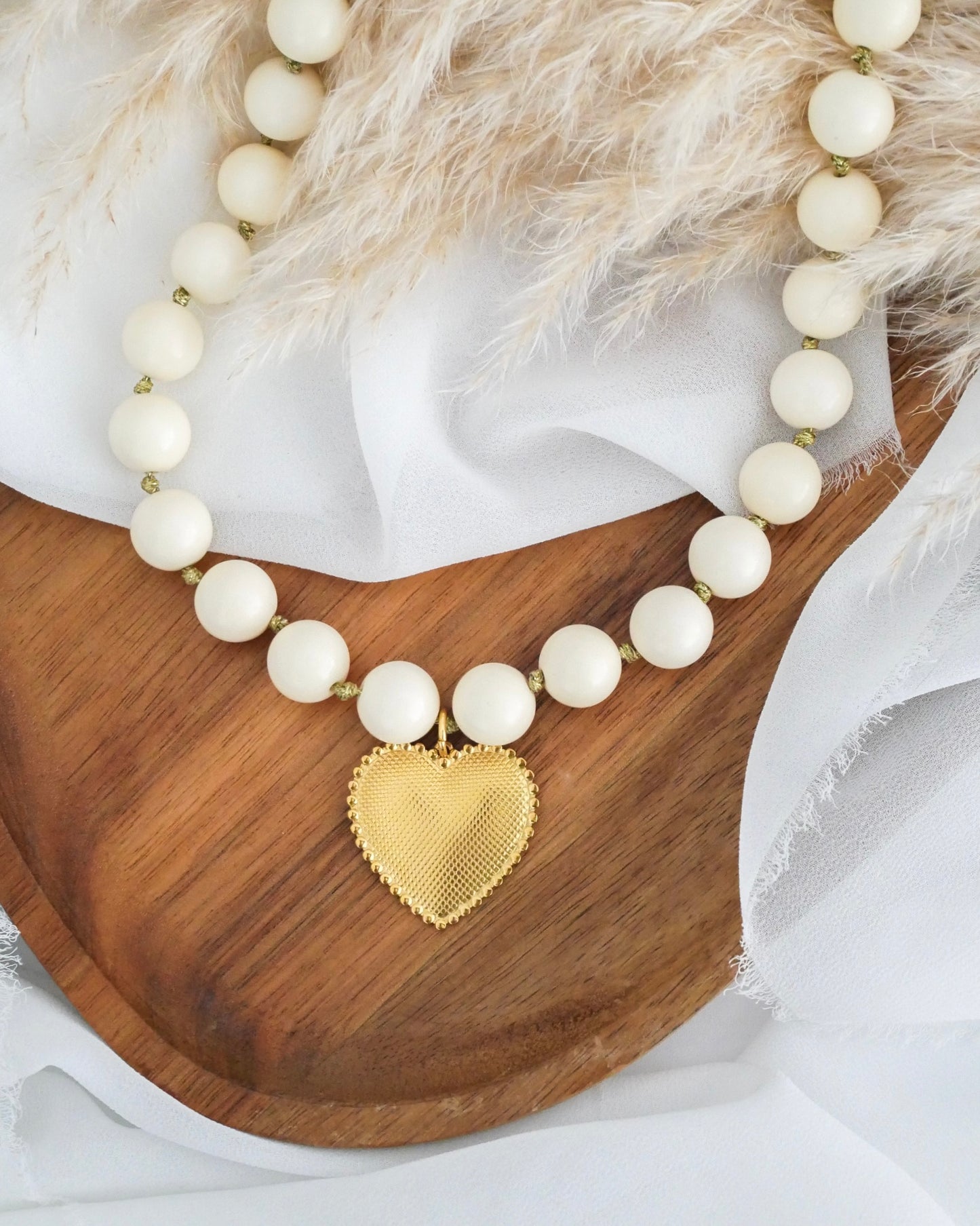Collier PAULA - écru