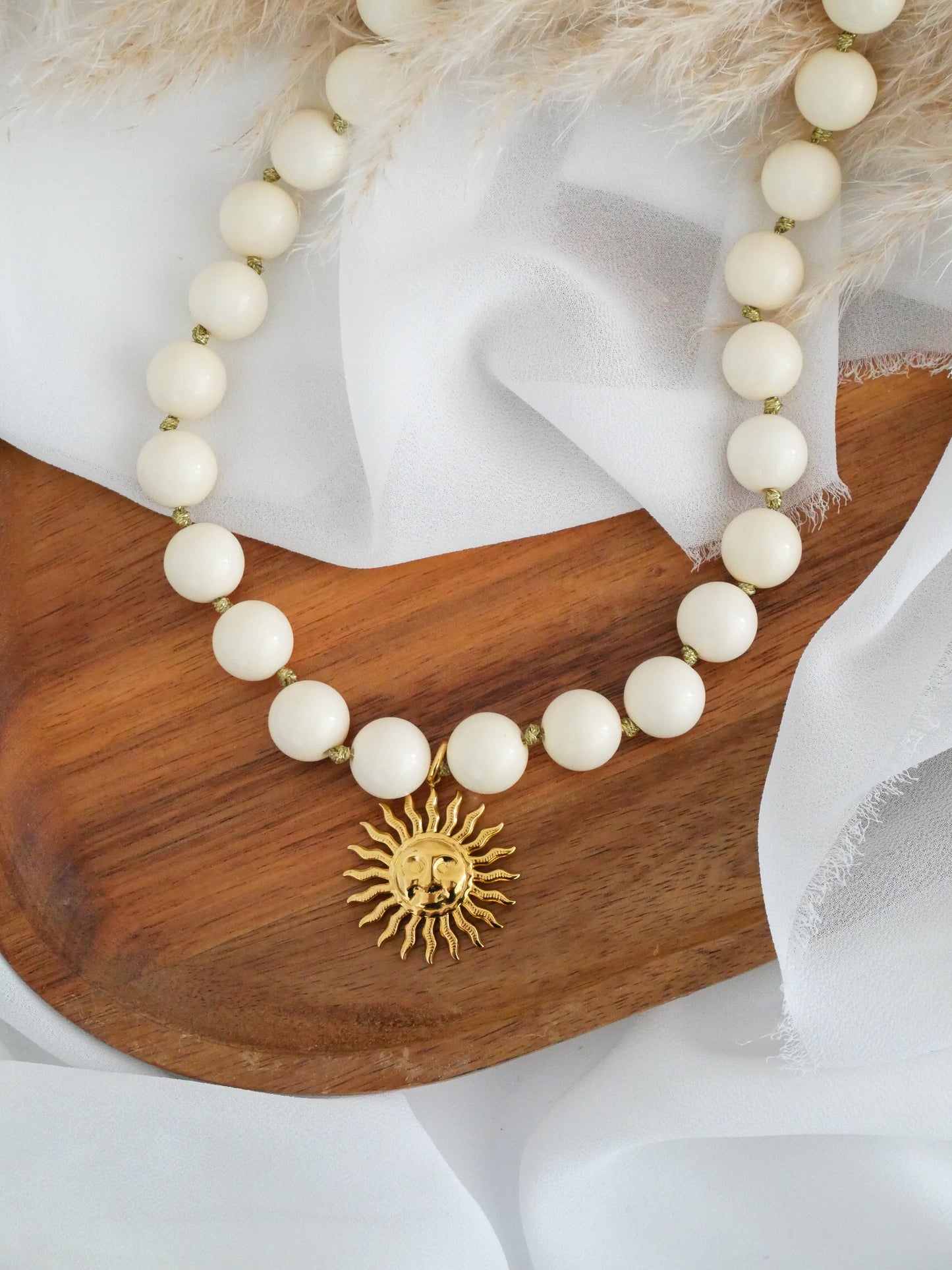 Collier PAULA - écru