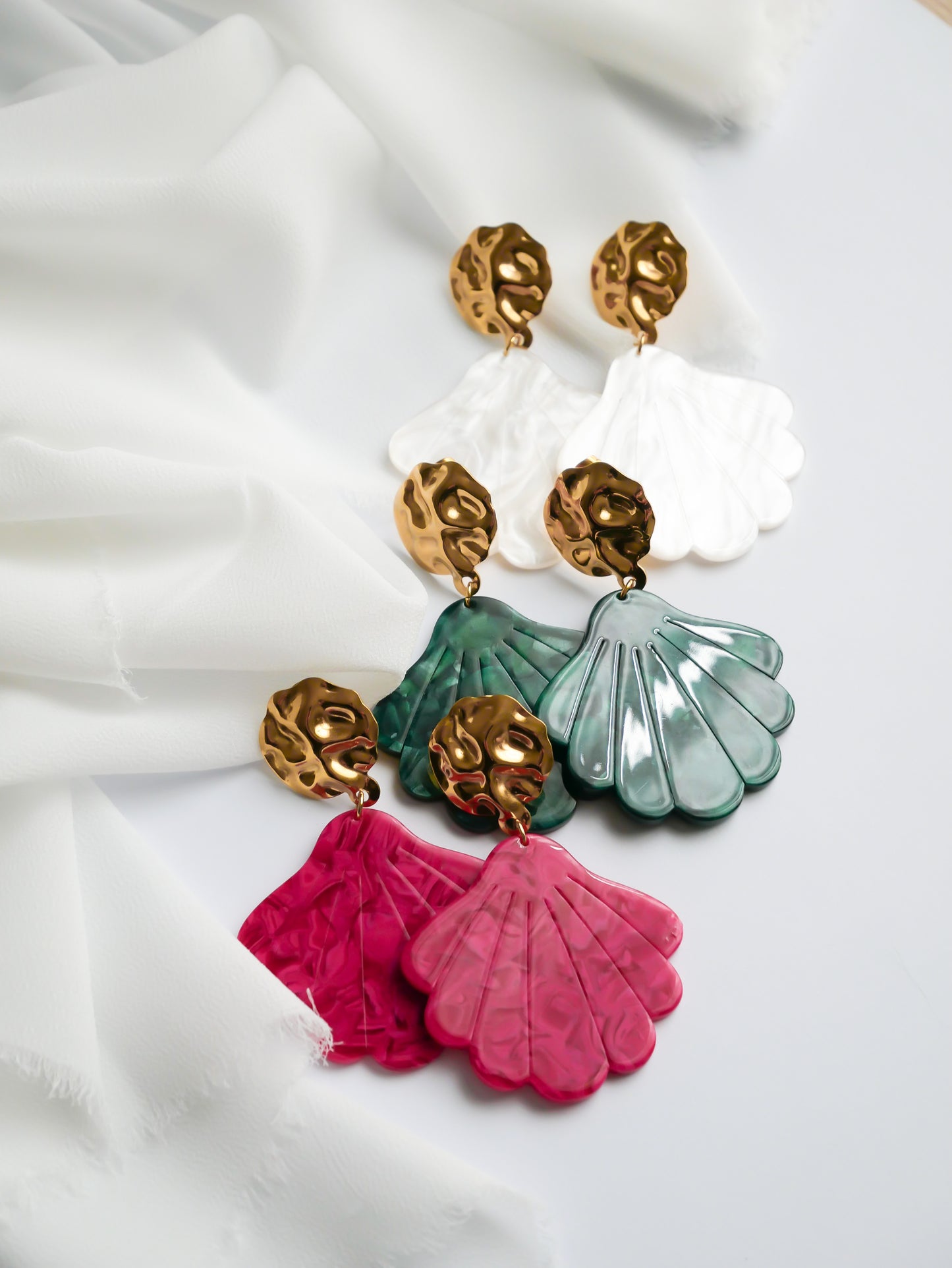 Boucles d'oreilles MALO - vert