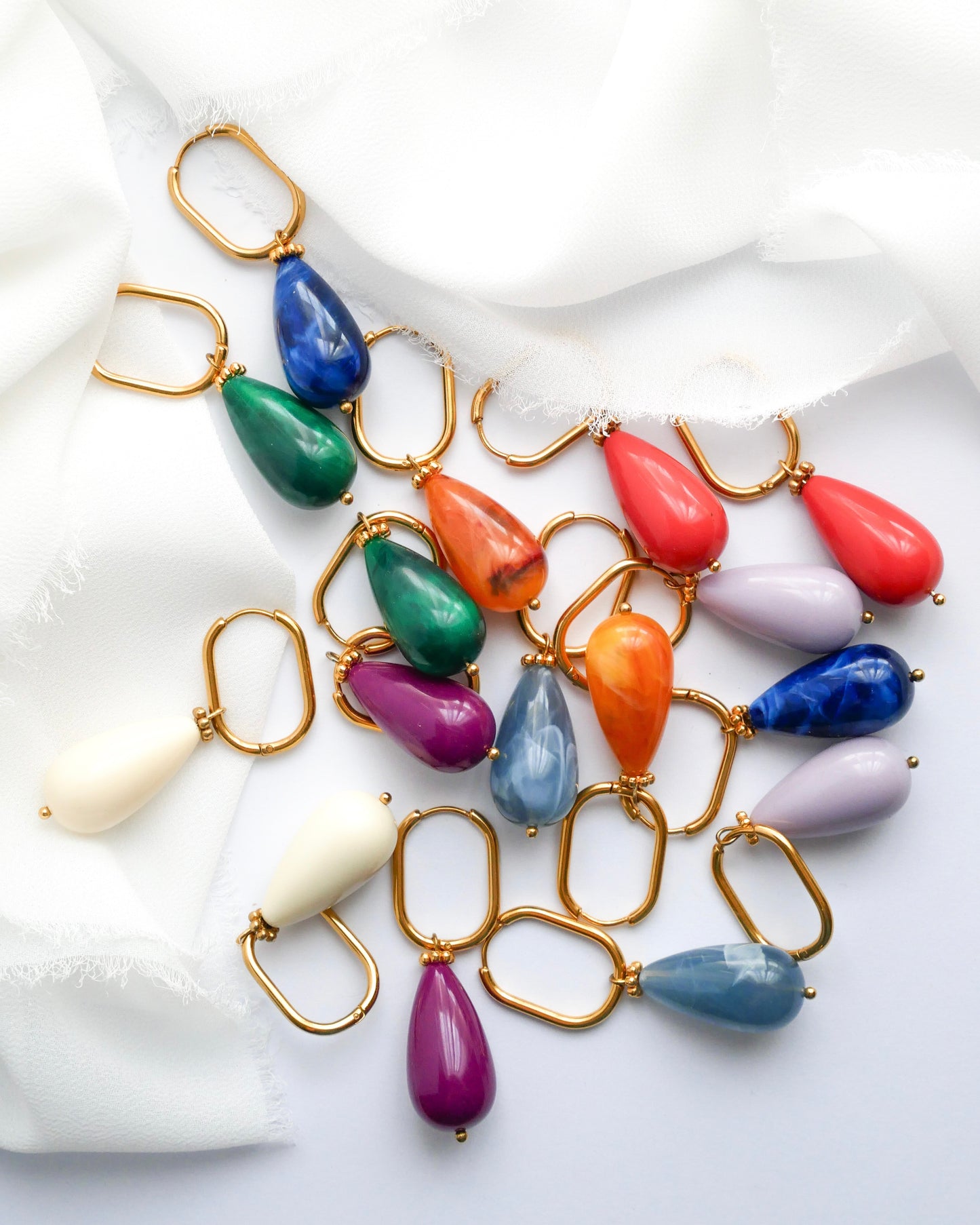 Boucles d'oreilles JEANNE - 8 coloris