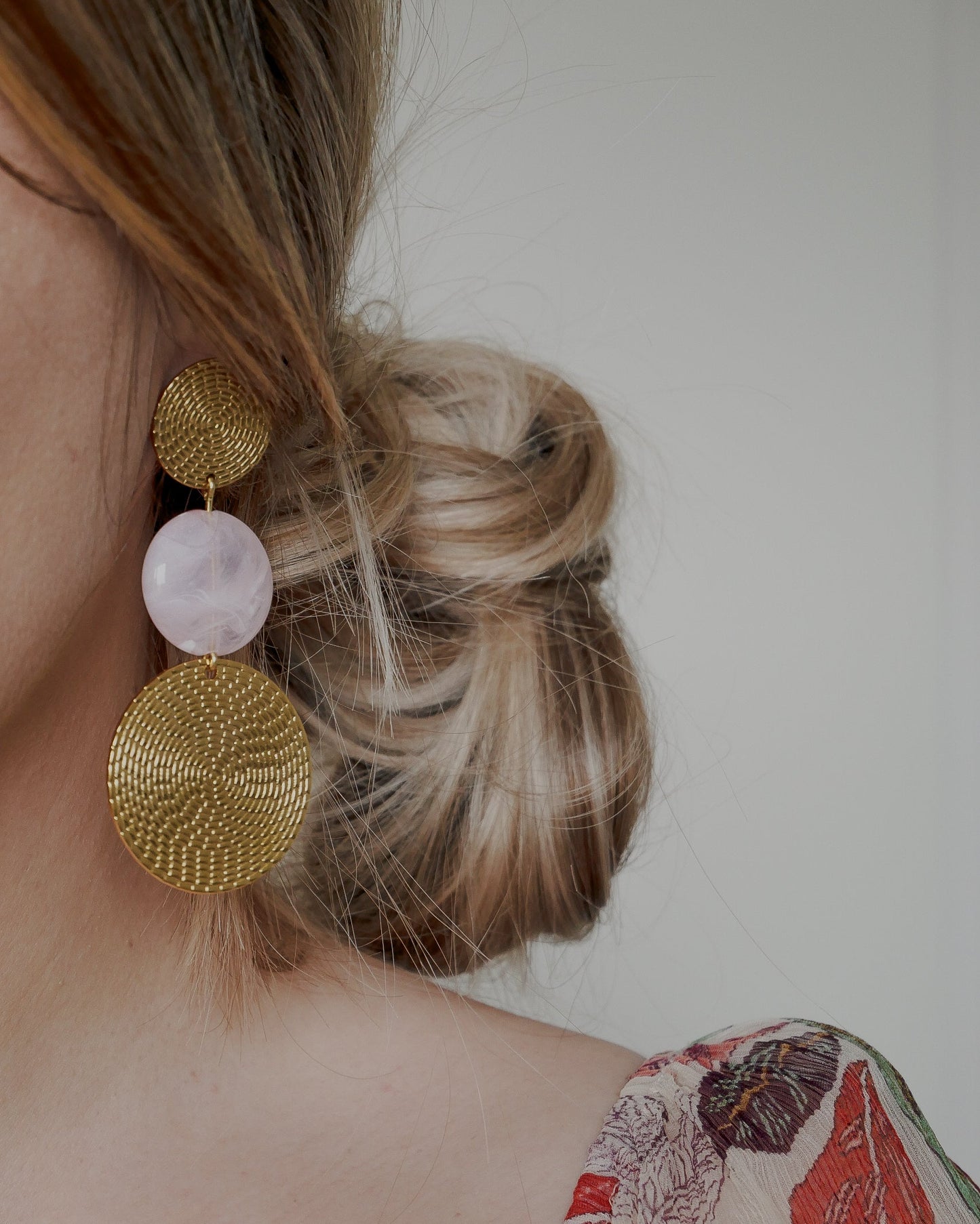 Boucles d'oreilles CIARA - rose clair