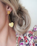 Boucles d'oreilles MAÏA - jaune