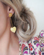 Boucles d'oreilles MAÏA - jaune