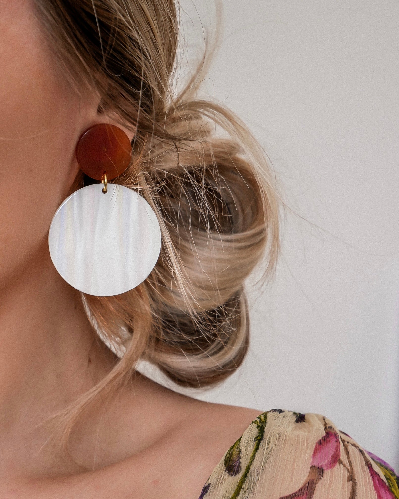 Boucles d'oreilles LISBONNE - pièce unique