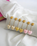 Boucles d'oreilles MAÏA - jaune