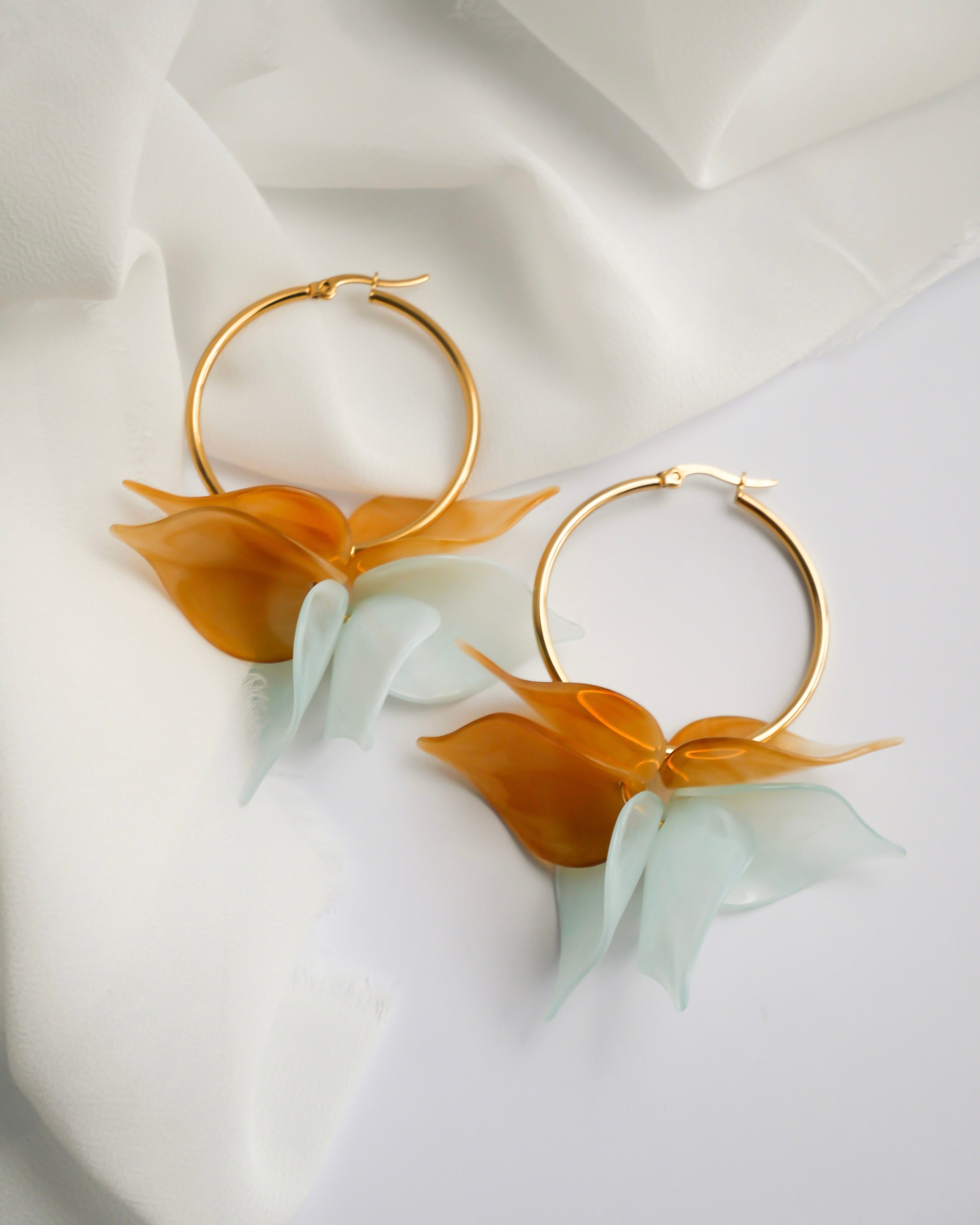 Boucles d'oreilles CORDOUE - pièce unique