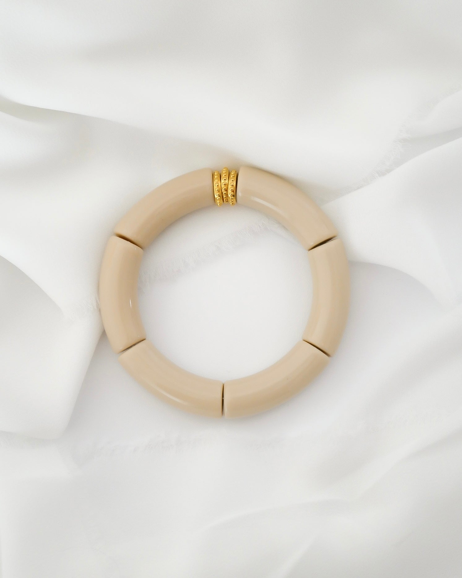 Bracelet PABLO #4 - beige opaque