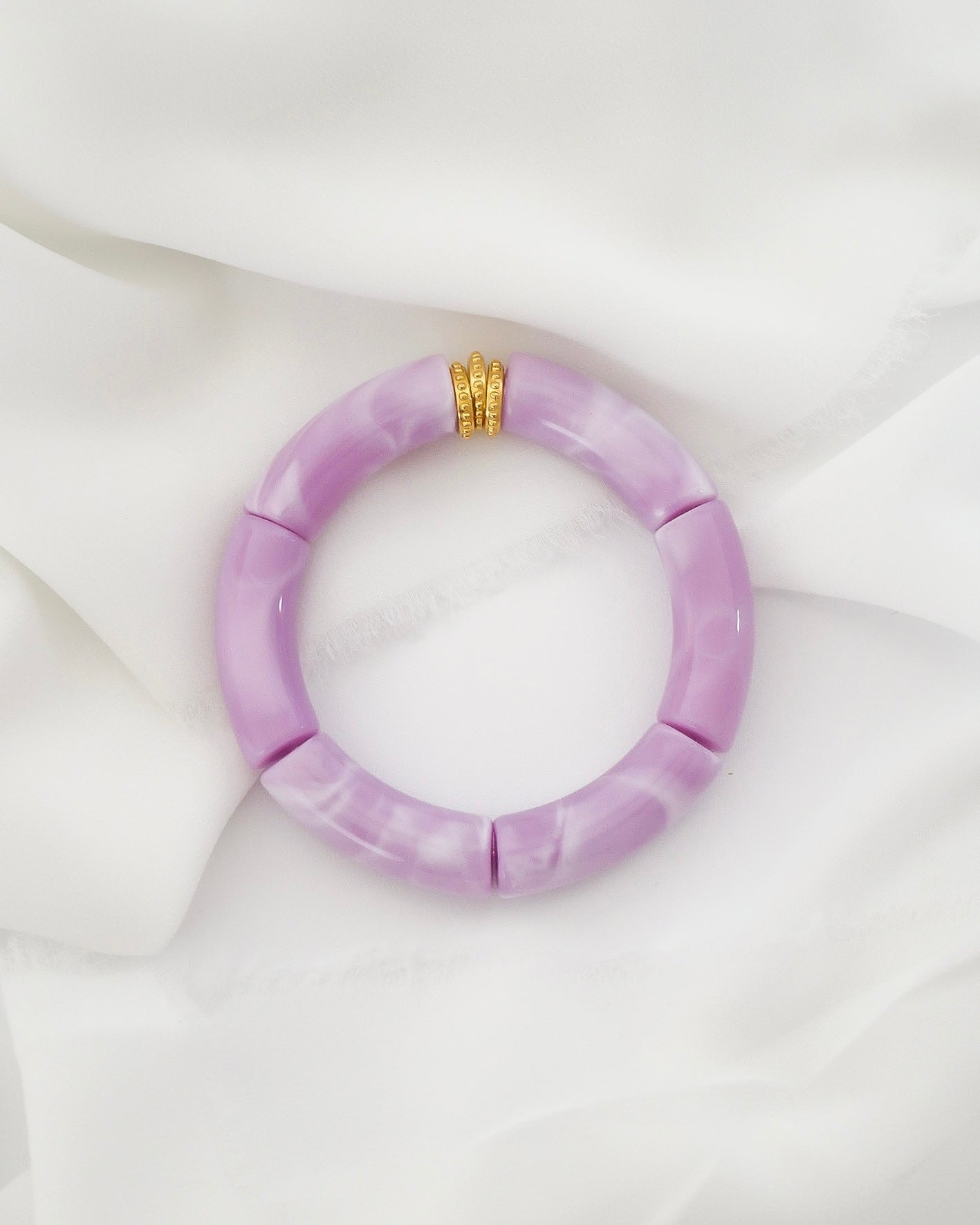 Bracelet PABLO #4 - lilas marbré