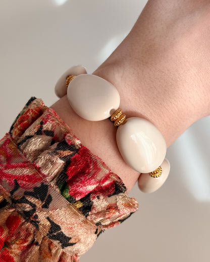 Bracelet GIANNI - crème