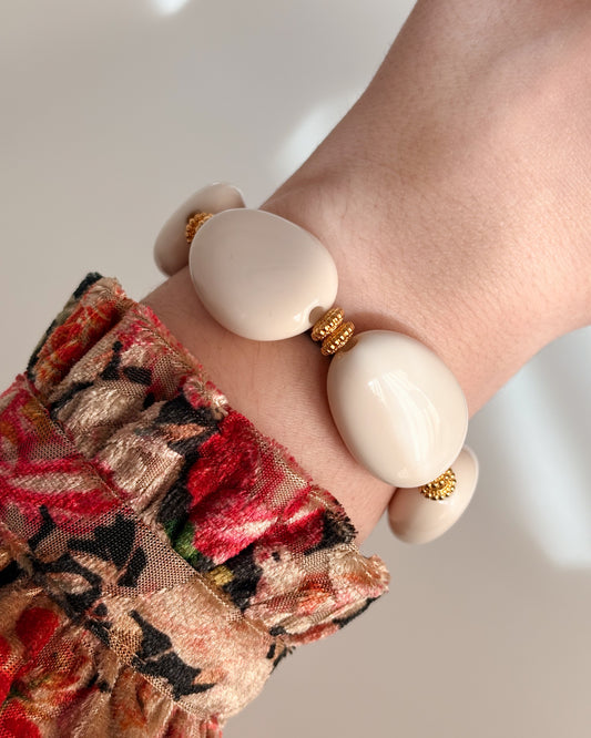 Bracelet GIANNI - crème