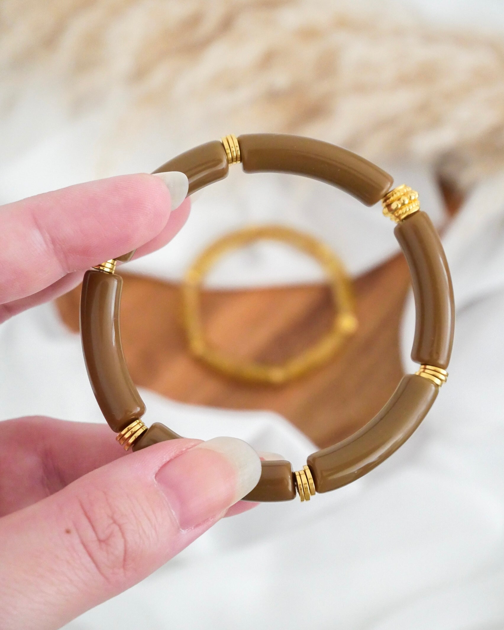 Bracelet PABLITO #4 - marron chocolat