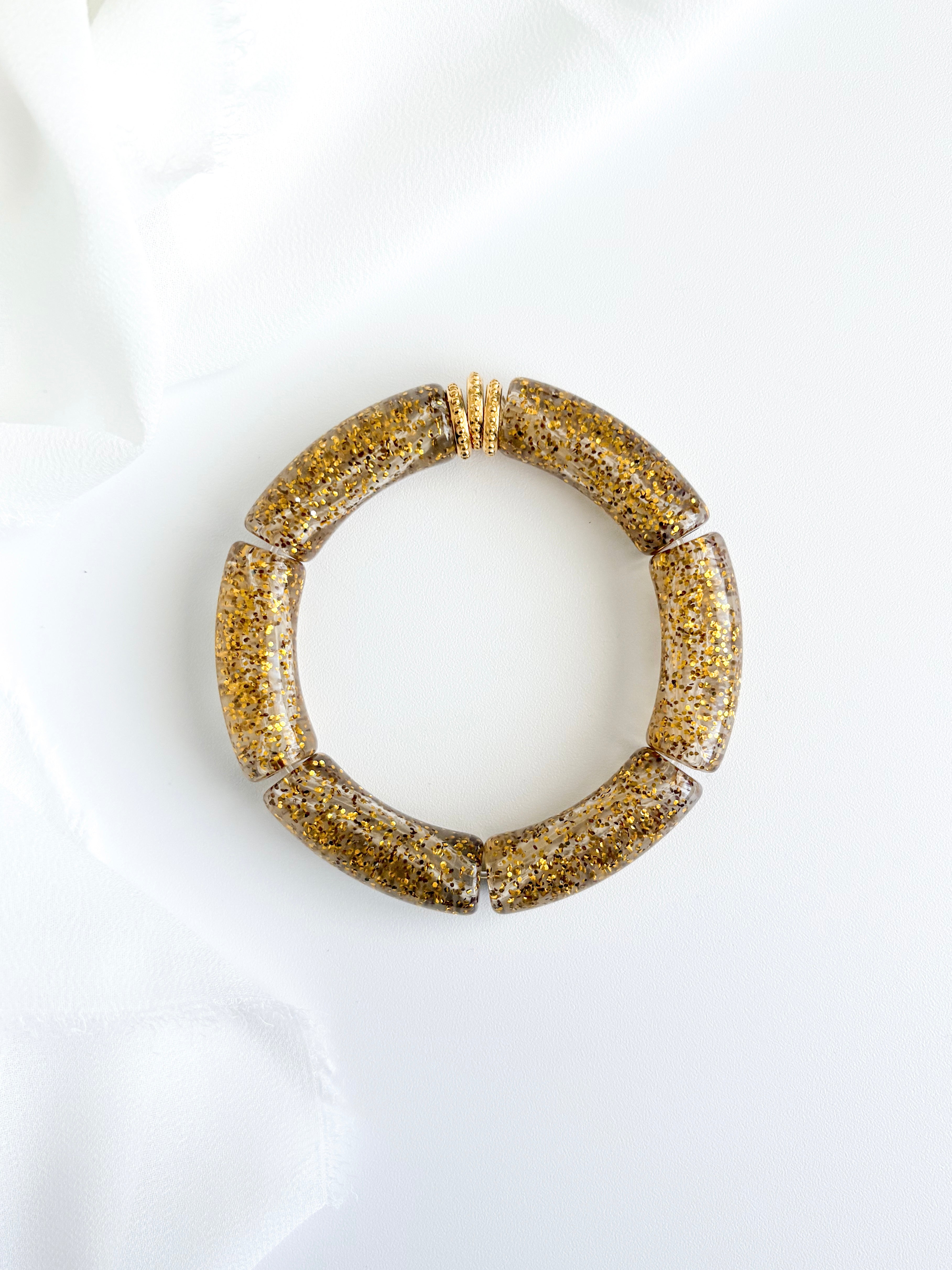 Bracelet PABLO #4 - doré pailleté