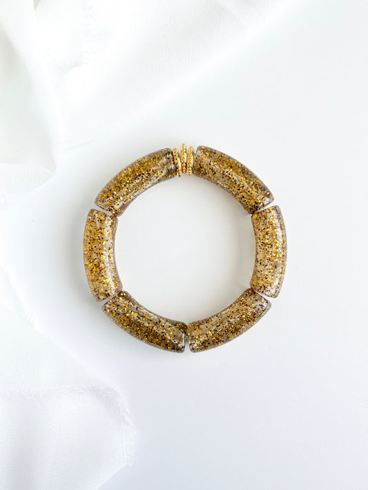 Bracelet PABLO #4 - doré pailleté