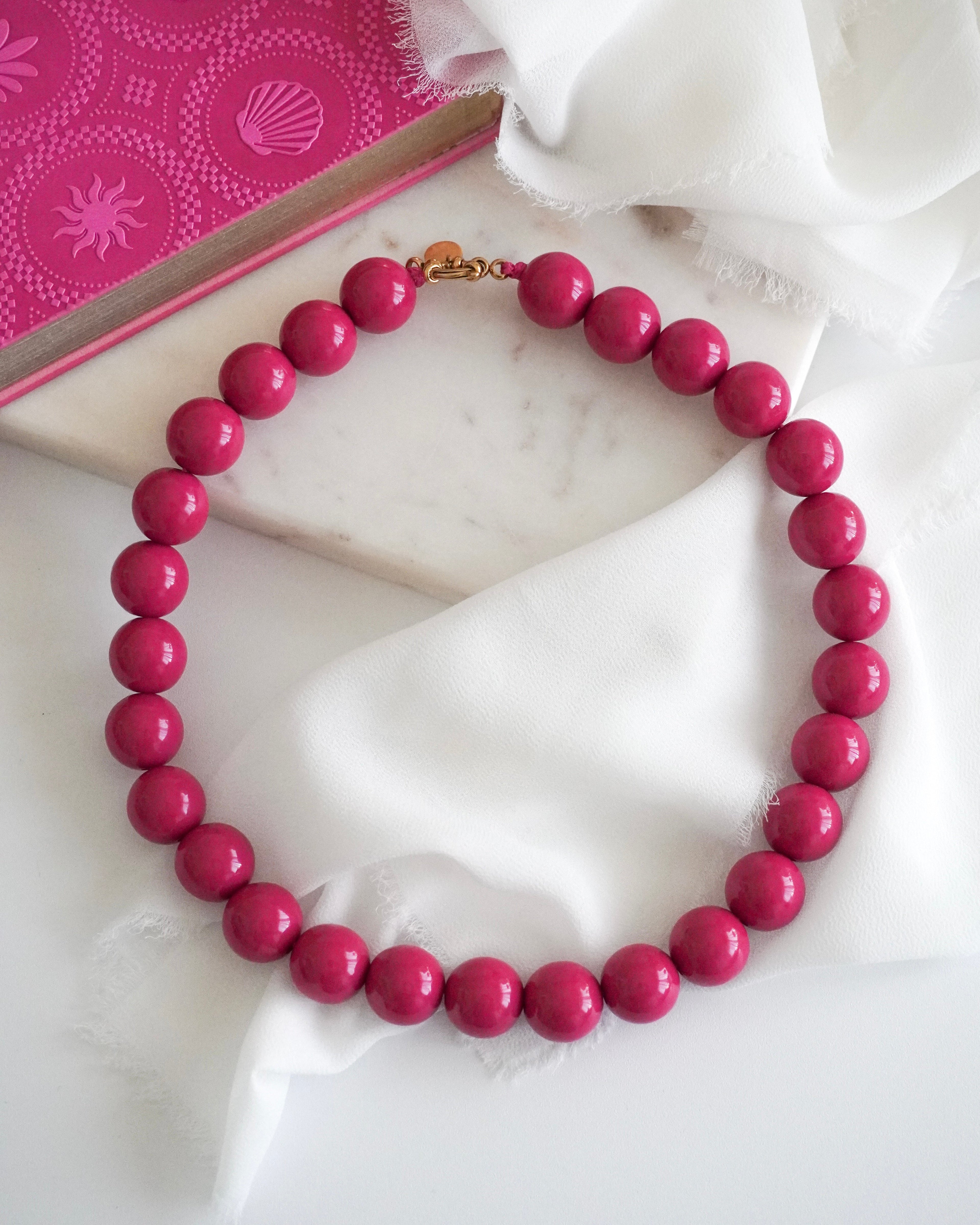 Collier KYRA - rose fuchsia