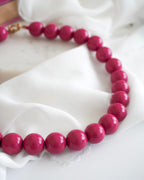 Collier KYRA - rose fuchsia