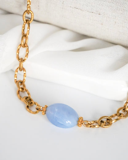 Collier MARTA - bleu clair