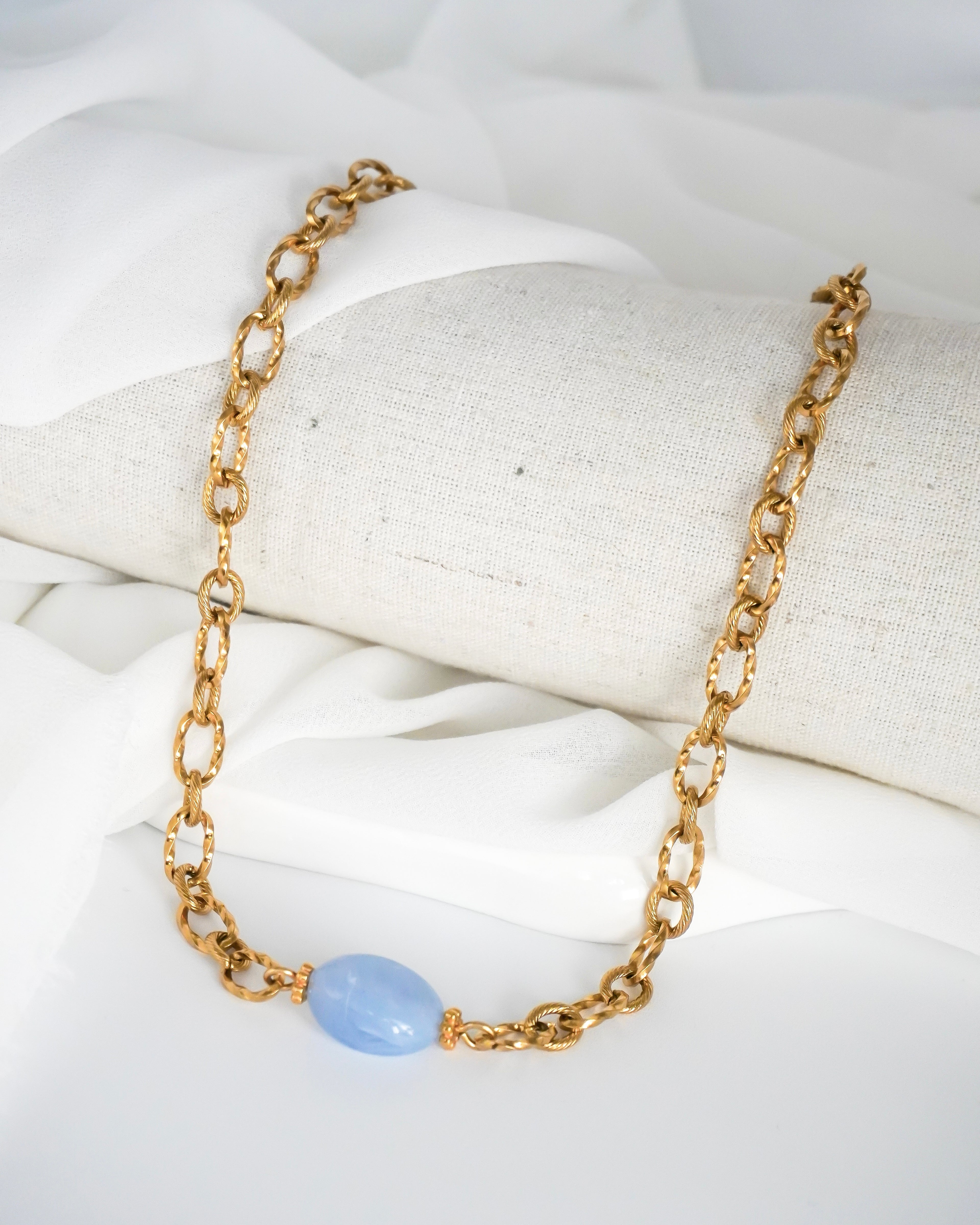 Collier MARTA - bleu clair