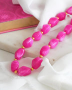 Collier ORNELLA - rose fuchsia