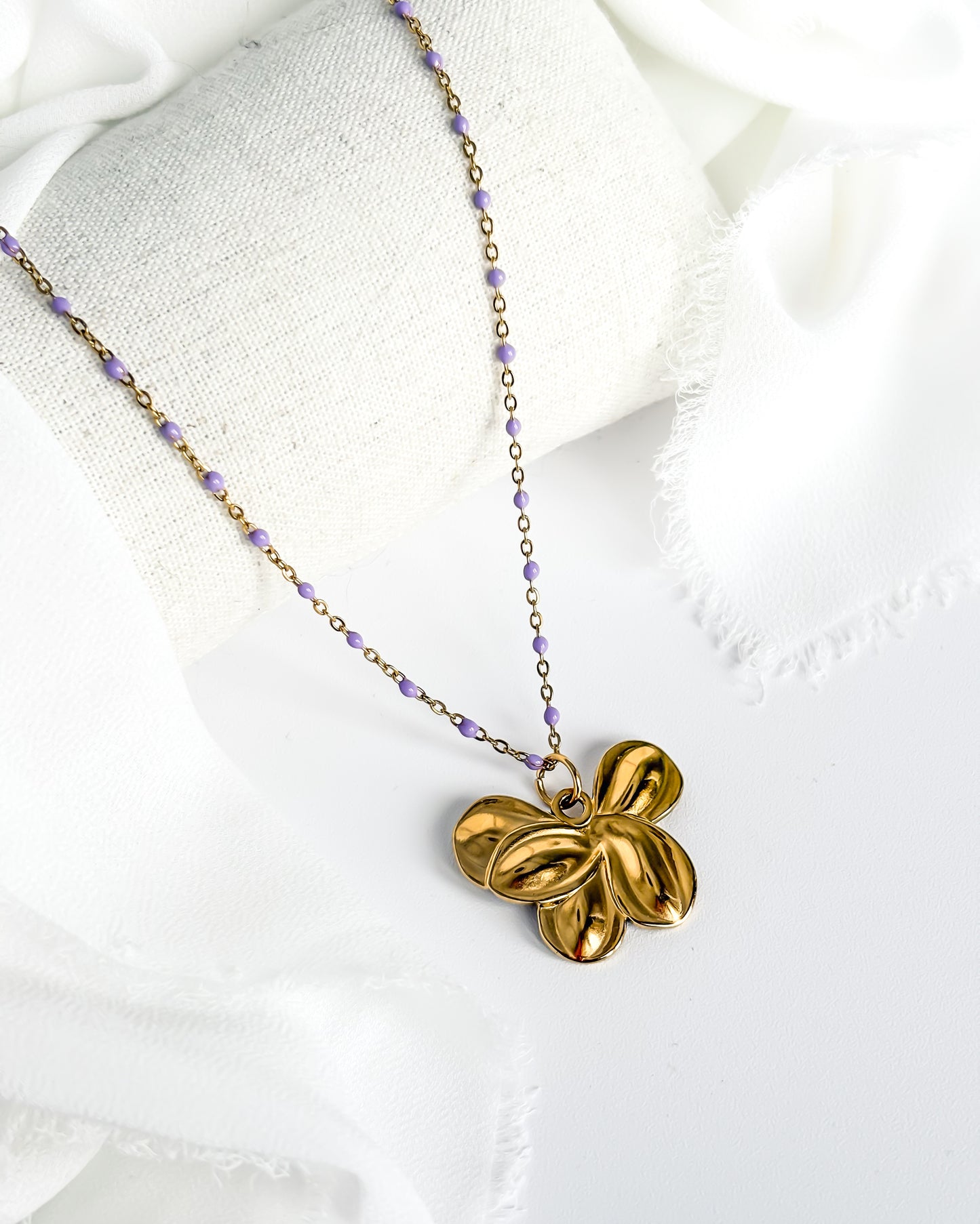 Collier DALIA - lilas
