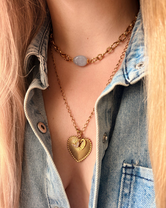 Collier MARTA - bleu clair