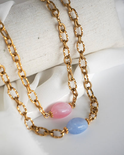 Collier MARTA - bleu clair