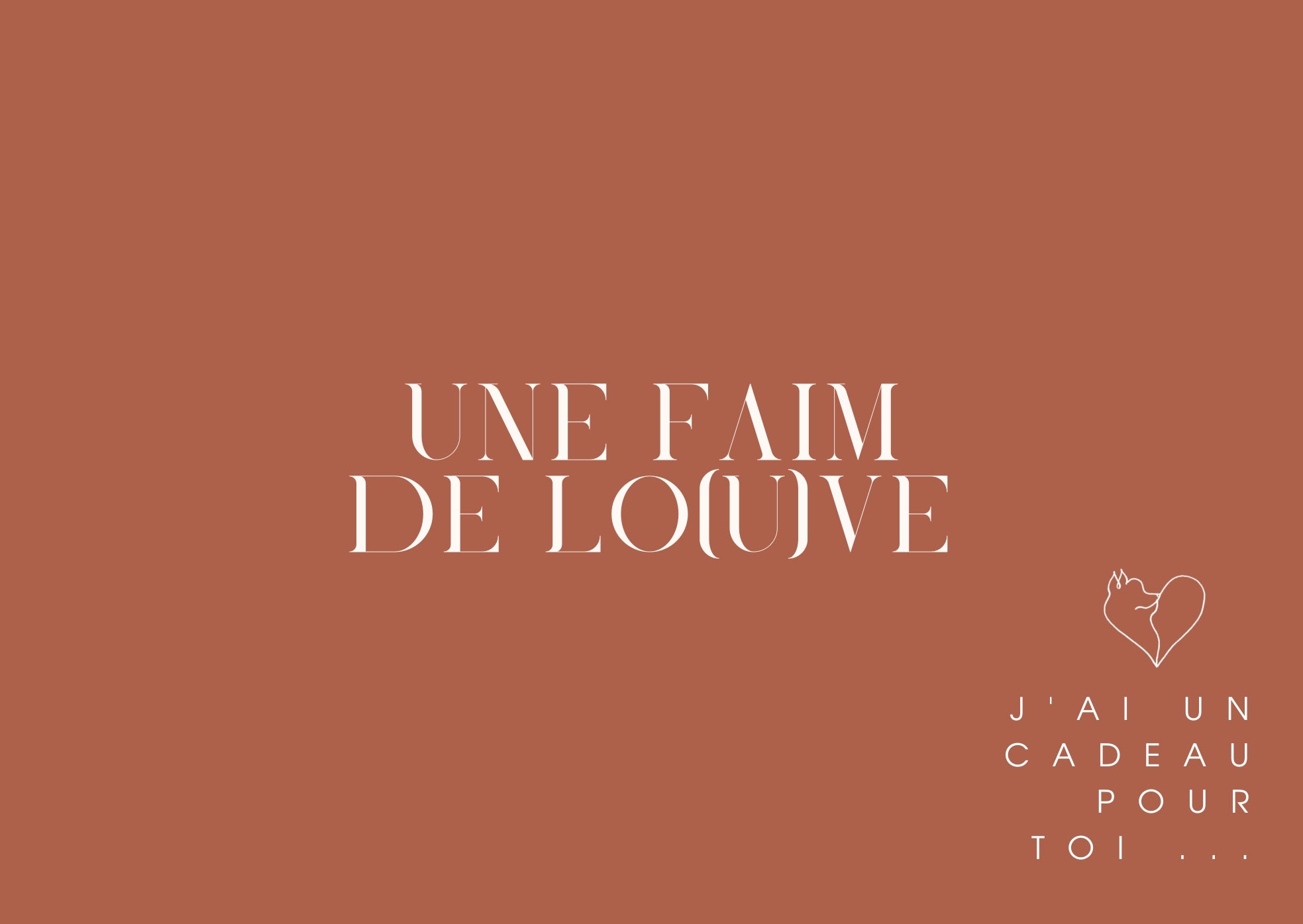 E-carte cadeau (à partir de 30€)