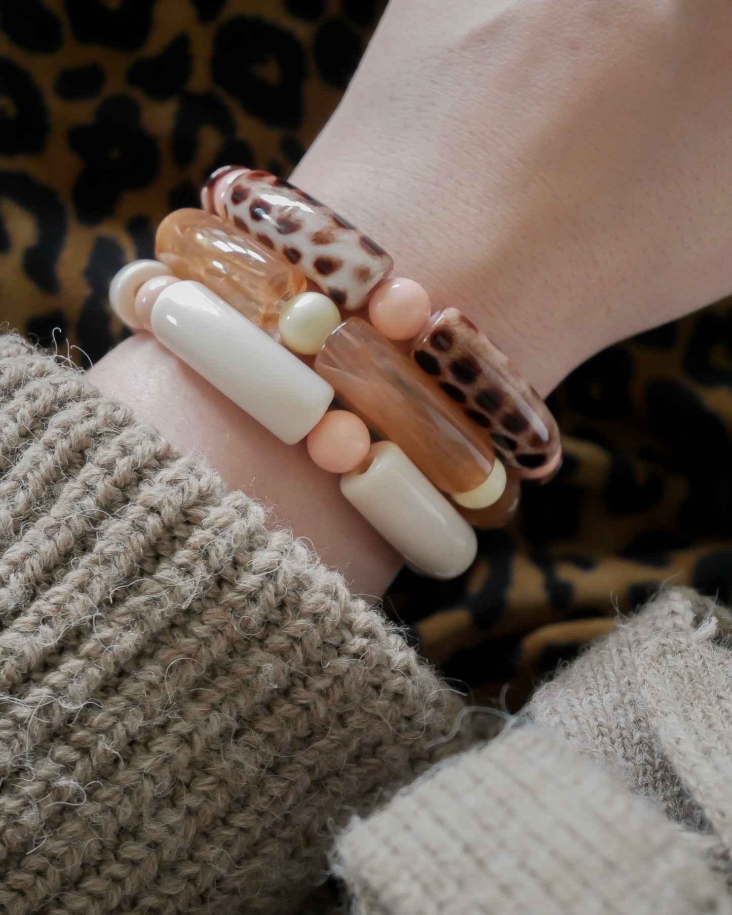 Trio de bracelets PABLO #7 - Wild Coffee