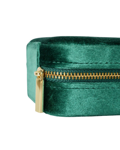 Boîte à bijoux SIERRA - velours vert